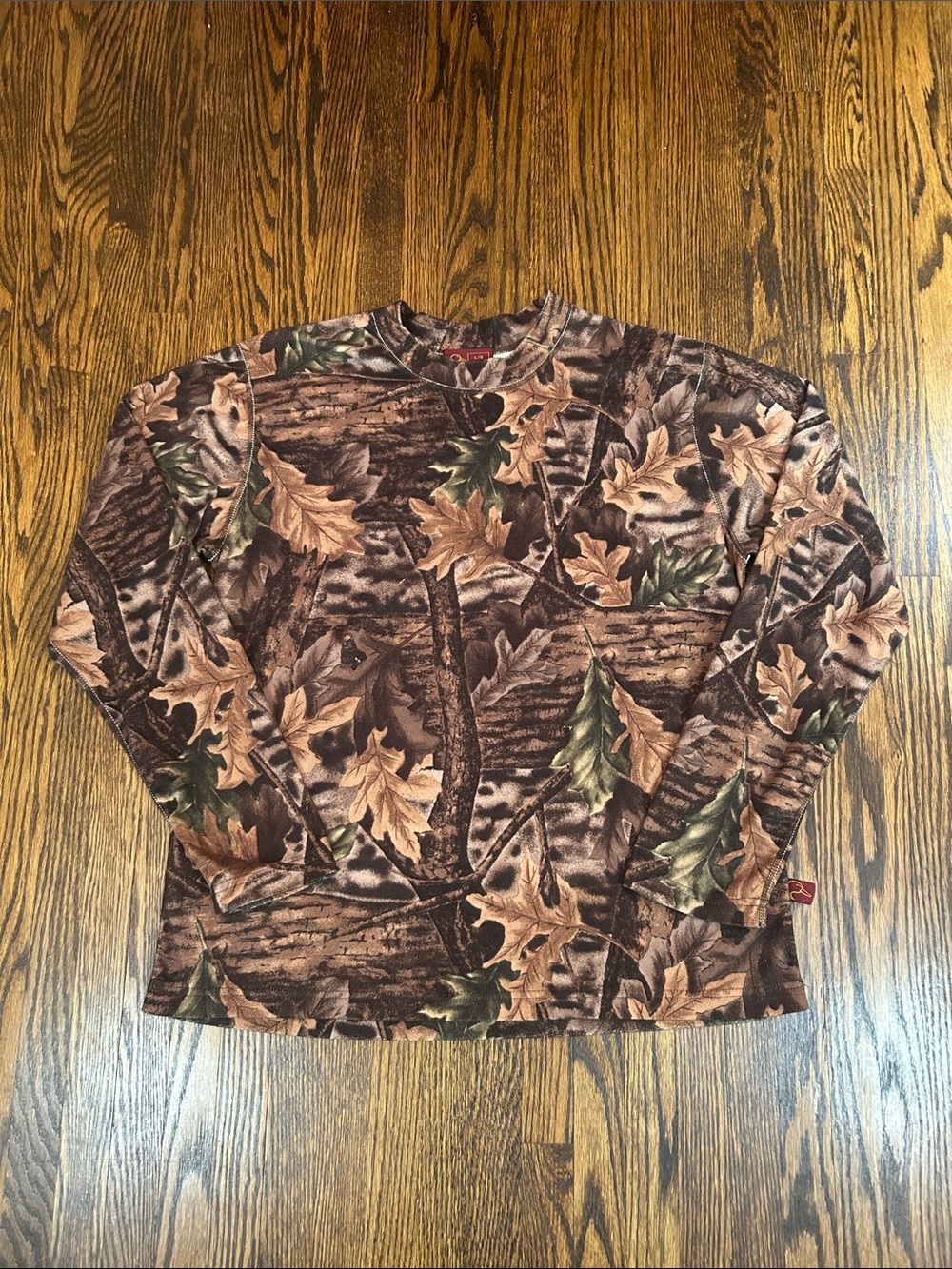 Ducks Unlimited Fleece Camo Long Sleeve T-Shirt